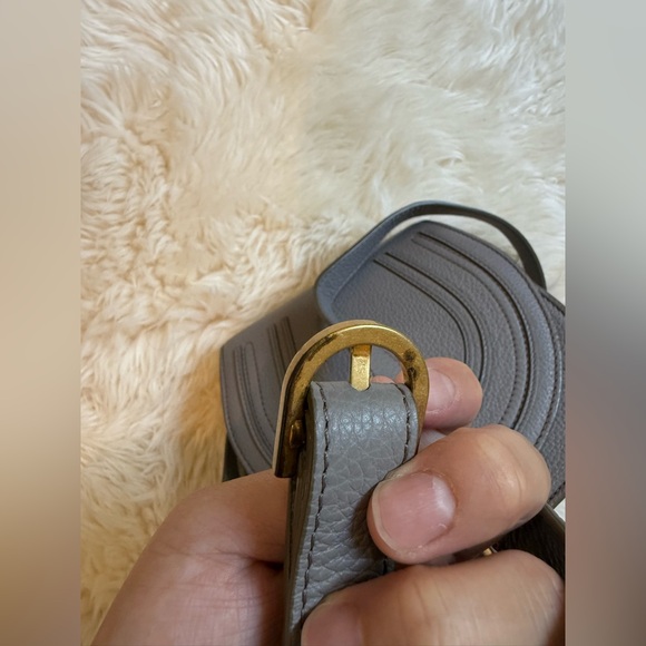 Chloe SMALL MARCIE SADDLE BAG IN GRAINED LEATHER - Picture 12 of 16